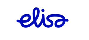 The logo of Elisa.