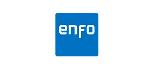 The logo of Enfo.